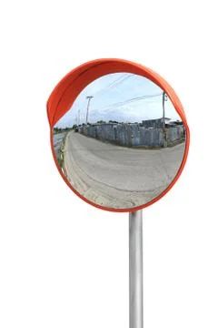 Convex mirror Stock Photos