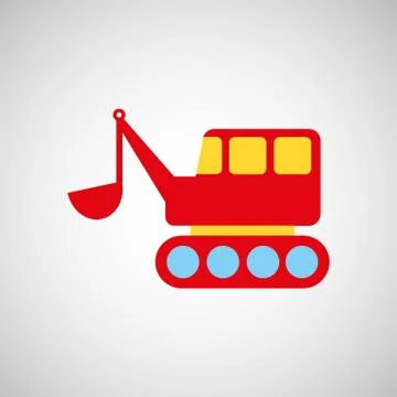 Conveyance drawn design Stock Illustration