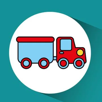 Conveyance drawn design Stock Illustration