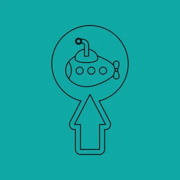 Conveyance drawn design Stock Illustration