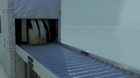 Conveyer box Stock Footage 788700