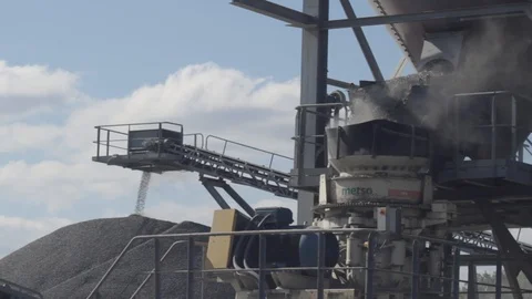 Conveyer tape in operation Stock Footage 129392002