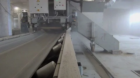 The conveyor belt on the elevator is empty without grain is prepared for the mov Stock Footage 138087580