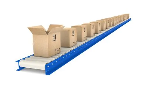 Conveyor Belt Stock Illustration