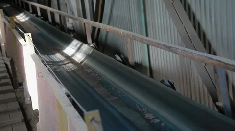 Conveyor belt sand Stock Footage 61786750