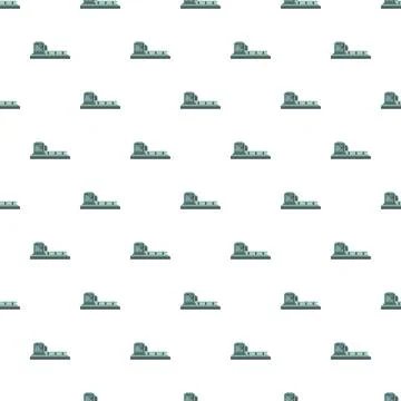 Conveyor belt system automation repeating pattern background Illustrazione stock