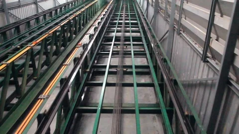 Conveyor belt transporting Stock Footage 70078017