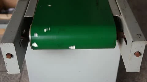 Conveyor belt working Stock Footage 11887582