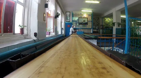 Conveyor dishwasher Stock Footage 37873027