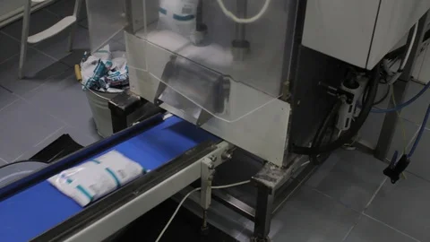 Conveyor Stock Footage 87592405