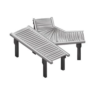 Conveyor Illustration 库存插图