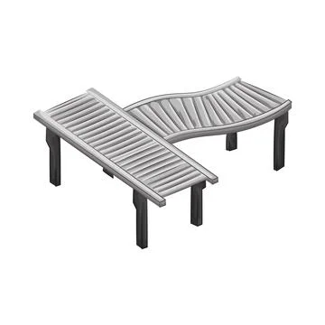 Conveyor Illustration 库存插图