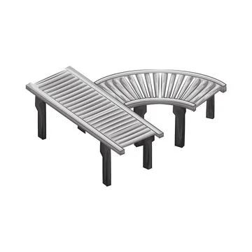 Conveyor Illustration 库存插图