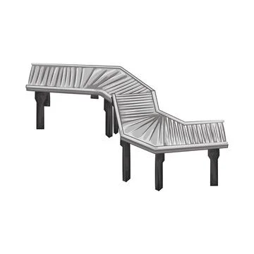 Conveyor Illustration 库存插图