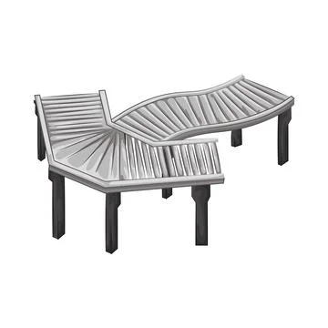 Conveyor Illustration 库存插图