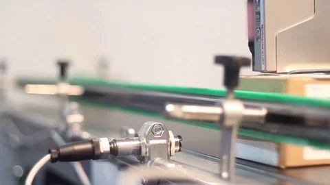 Conveyor for medicines Stock Footage 73387530