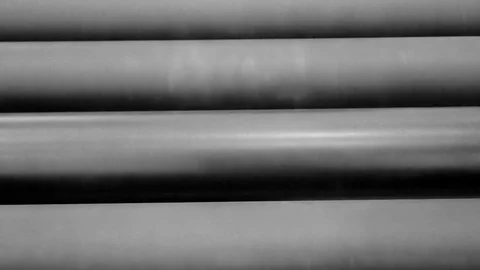 Conveyor moving rolling line, industry diversity. Vídeo Stock 71010849