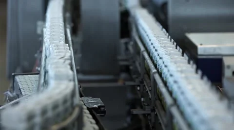 The conveyor with packing Stock Footage 65020152