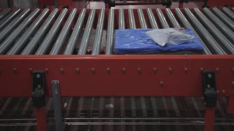 Conveyor Parcels Delivery 스톡 동영상 145598804