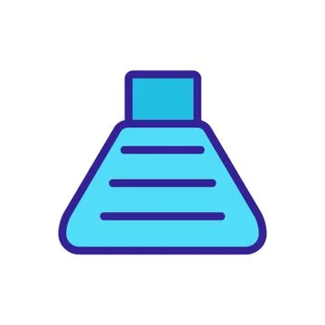 Conveyor part icon vector outline illustration Illustrazione stock