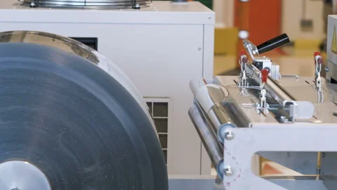 The conveyor in the production, the work of packaging technology Video stock 97877098