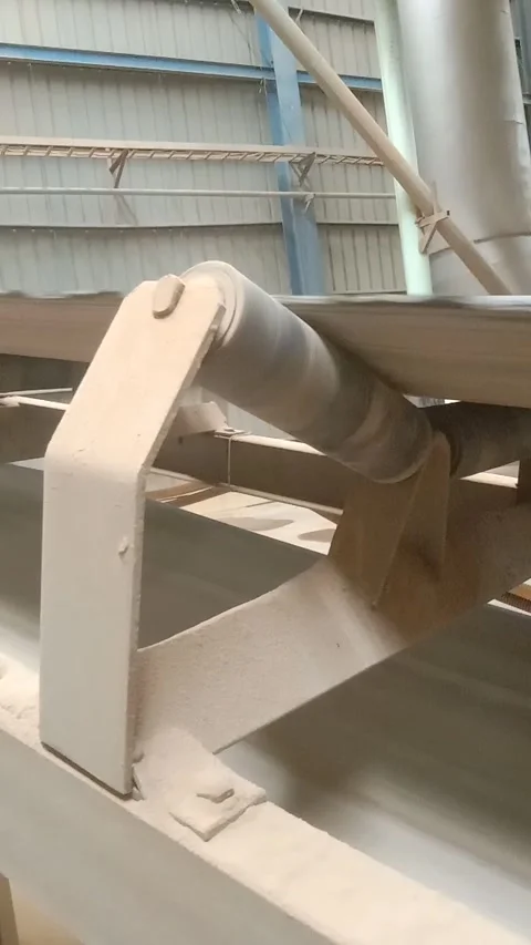 Conveyor roller rotation Stock Footage 294203569