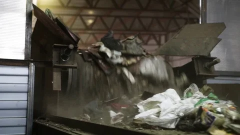 Conveyor for sorting garbage 스톡 동영상 82054195