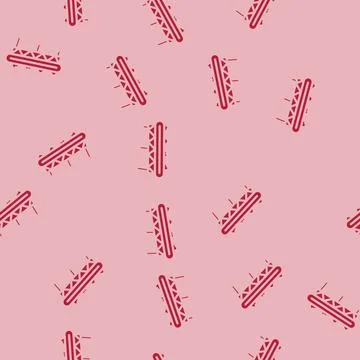 Conveyor system mining glyph vector seamless pattern 스톡 일러스트