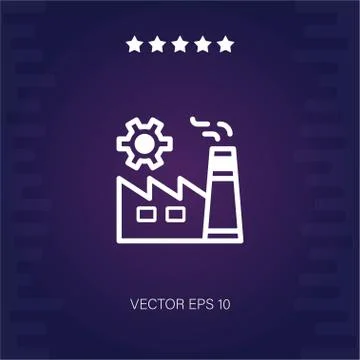 Conveyor vector icon Stock Illustration