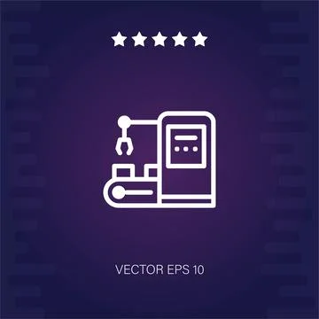 Conveyor vector icon Stock-Illustration