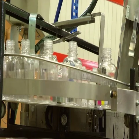 Conveyors for bottling Video stock 69511473