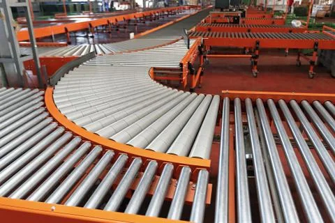 Conveyors Rollers Sorting Stock Photos