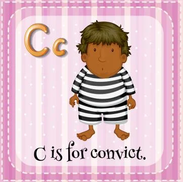 Convict Stock Illustration