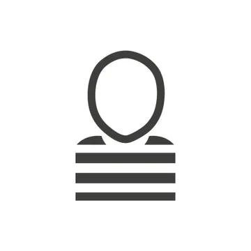 Convict Stock Illustration