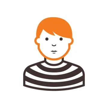 Convict Stock Illustration
