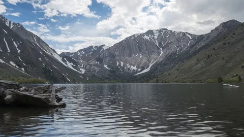 Convict lake time lapse during the day Stock Footage 110717763