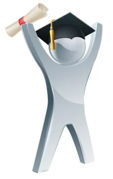 Convocation concept Stock Illustration