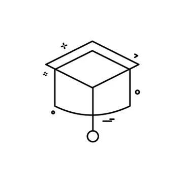 Convocation icon design vector Stock Illustration