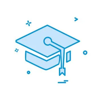Convocation icon design vector Stock Illustration
