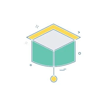 Convocation icon design vector Stock Illustration