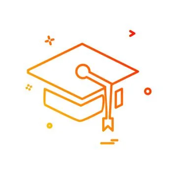 Convocation icon design vector Illustrazione stock