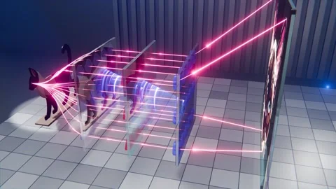 Convolutional Neural Network Work Principle : Visualization of Animal Pattern Stock Footage 265525539