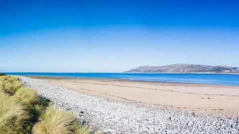 Conwy and Great Orme seascape Stock Photos