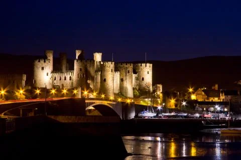 Conwy castle Stock Photos