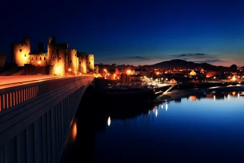 Conwy castle Stock Photos