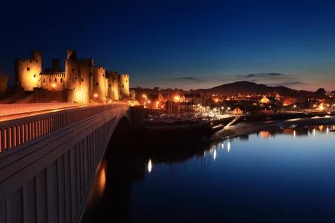 Conwy castle Stock Photos