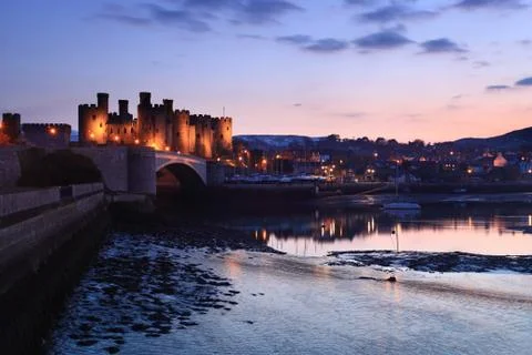 Conwy castle Stock Photos