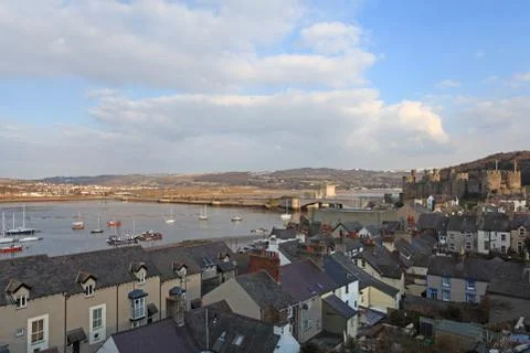 Conwy castle Stock Photos