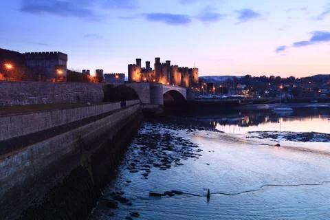 Conwy castle Stock Photos