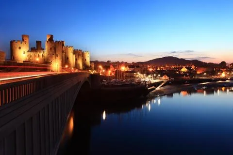 Conwy castle Stock Photos